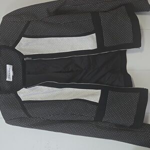 Calvin Klein Cropped, Fitted Jacket